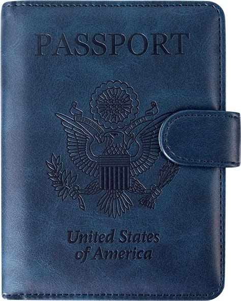 rfid blocking passport and vaccine card holder|ACdream Passport and Vaccine Card Holder Combo, Cover .